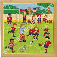 Set Puzzle Deportes Futbol Rompecabezas Niños Educa — Atrix