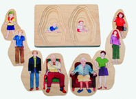 Puzzle progresivo familia