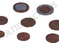 Monedas y billetes de juguete