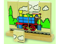 Puzzle vertical locomotora