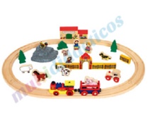 Tren de madera FARM